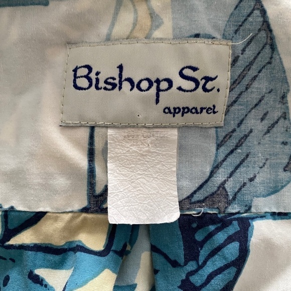 BISHOP ST Apparel Hawaiian Aloha Shirt Men - Picture 4 of 5